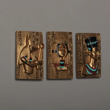 Egipt Anubis Mit Regina Magnet de Frigider de Suveniruri Piramida Faraonului, Regina Magnet pe Frigider Acasă Decorare Accesorii
