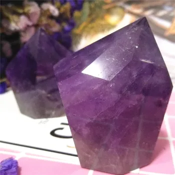 Naturale Ametist Cristal de Cuarț Cluster Specimen de Vindecare cu Cristale de Cuarț Punct Bagheta Pietre prețioase Și Cristale, Decor Cadou 1buc