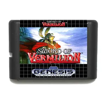 Sabia de Vermilion 16 biți MD Carte de Joc Pentru Sega Mega Drive Pentru Genesis