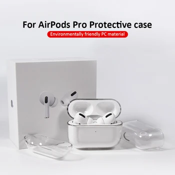 Transparent Simplu Preveni Pierderea Silicon Moale Caz Pentru Apple Airpods 2 3 Pro Bluetooth Cască De Protecție Cască De Acoperire Nou