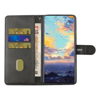Piele Caz Pentru Samsung Galaxy J3 2017 UE J330 J3 Pro Lux Spate Wallet Flip Card Holder Suport Coperta de Carte de Afaceri Aventură Caz