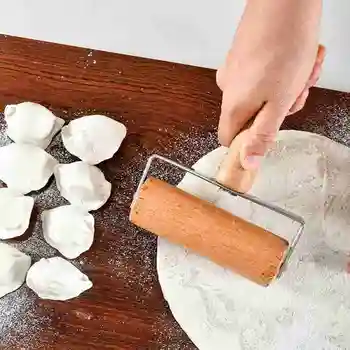 Accesorii de bucatarie de Gătit de Copt Bucatarie Faina de Lemn Stick Pizza cu Role Gadget-uri Găluște Aluat Rola de Patiserie Aluat N8G3