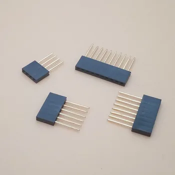 20buc 2.54 mm Singur Rând de sex Feminin ace Lungi 11mm Separatiste PCB Bord Pin Header soclu Conector 1*4/6/8/10Pin Pentru Arduino