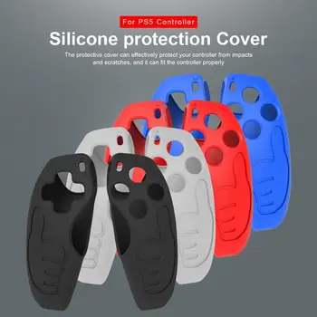 Silicon Anti-alunecare de Acoperire Caz Piele Pentru Sony PlayStation PS5 Pro Slim Controler de Prindere Stick