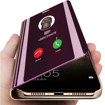 De lux Mirror View Flip Smart case Pentru Samsung Galaxy M 31 M31 M315F Fundas Etui Original Magnetic din Piele Capacul Telefonului