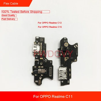 Pentru OPPO Realme C11 / C12 / C15 Incarcator USB Dock se Conecteze Încărcare Cablu Flex Reparare Piese de Schimb de Testare QC