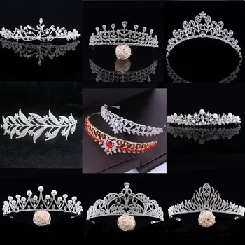 2020 Noua Moda stil Baroc Cristal Simplu Coroana de Mireasă Diademe de Aur de Lumină Diadema Diademe pentru Femei, Mireasa, Nunta Accesorii de Par