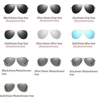 Fotocromatică Pilot Polarizat ochelari de Soare Barbati Femei Conducere Cameleon Decolorarea ochelari de Soare Nuante Oculos De Sol