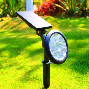 9LED Solare la Sol Plug Gazon Lumina Impermeabil Reflectoarelor Gard Perete Lampă de Iluminat Stradal Peisaj Cale în aer liber, Grădină Pat A8U7