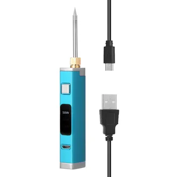 Fără fir Lipit Mini USB Baterie Reîncărcabilă de Lipit 20W 30W 50W Reglabil Display Digital Fier de Lipit