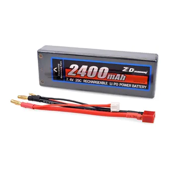 ZD Curse 9106 9106S 9101 9102 9104 1/10 RC Schimb 7.4 V 2400mAh 25C 2S Li-PO Baterie T Plug pentru 1/10 mașină de modele de vehicule
