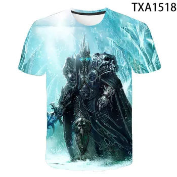 2021 Noi de Vara Warcraft 3D Casual tricou Barbati Femei Copii Moda Streetwear Boy Fata de Copii Imprimate T-shirt, Blaturi Rece Tee