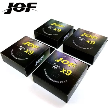 Fierbinte JOF X9 Anti-muște de Pescuit Linie 100M Împletitură de Pescuit Linie de 9 Fire Multicolore Multifilament de apă Sărată PE Linie