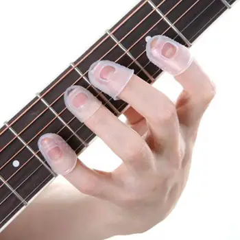 5 buc Deget de Acoperire Anti-alunecare Mâinile Haina de Relief Dureri de Mănuși pentru Ukulele, Chitară electro-Acustică Instrumente Muzicale cu Coarde