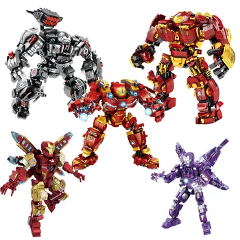 Noi Super Eroi Avengers Iron Man Model Blocuri Cu Anime Cifre Jucărie Avengers Infinity Jucarii Pentru Copii Cadouri