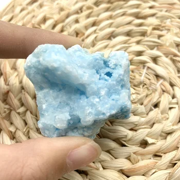 1 buc Naturale Albastru Roz Aragonit Cristal Prime Meditație Pietre de Afișare Specimen Pietre Daruri de Vindecare Decor Minerale