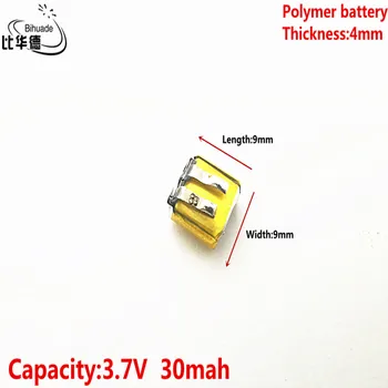 Bun Qulity 3.7 V 30mAh 400909 Litiu-Polimer Li-Po, li-ion Reîncărcabilă de celule de Baterii Pentru Mp3 MP4 MP5 mobil GPS bluetooth