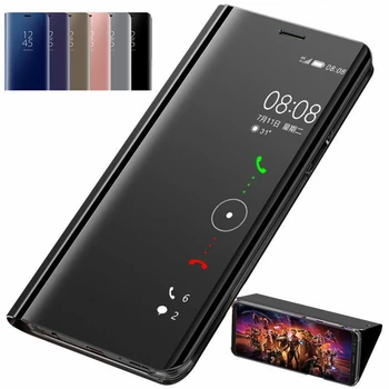 Smart Mirror Flip Caz de Telefon Pentru Samsung Galaxy S21 Plus S20 Fe Nota 20, Ultra S10 Lite A32 A12 A42 A52 A72 2020 5G A02S Acoperi