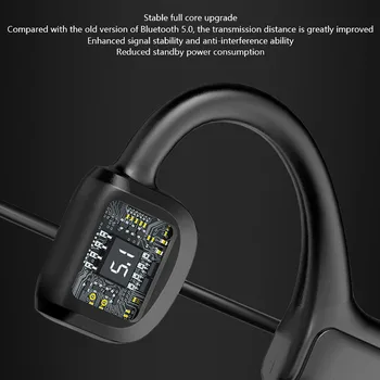 G1 compatibil Bluetooth Căști Sport Căști fără Fir Adevărat Conducție Osoasă Principiu Stereo HIFI căști cu Microfon