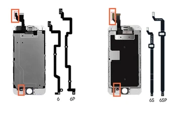 Original Home Buton Touch ID Placa de baza Flex Cablu Fibbon Pentru iPhone 6 6S 7 6sp 8 Plus Placa de baza Conector Cablu Flex