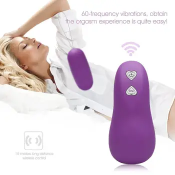 Glont Vibrator Wireless De Control De La Distanță Ouă Vibratoare Punctul G, Clitorisul Stimulator Vaginal Masaj Minge Puternică Femeie Jucarii Sexuale
