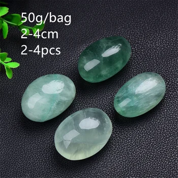 50G/Sac Naturale Fluorit Verde Cristal de Cuarț Piatră de Rock Dur Lustruit Pietriș Minerale-Specimen de Vindecare Cristale Decor
