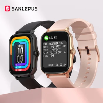 SANLEPUS 2021 Nou Ceas Inteligent Impermeabil de Fitness Brățară Bărbați Femei Smartwatch Monitor de Ritm Cardiac GTS 2 Pentru Android iOS
