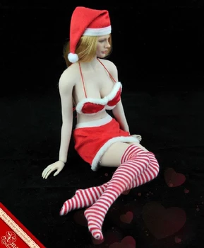 1/6 ZY5020 Sexy Fata de Crăciun Set Costum Figura 1:6 Scala de sex Feminin ZYTOYS F 12