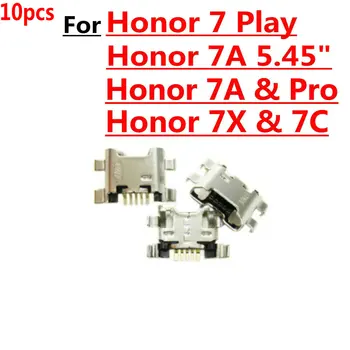 10buc Noua Mufă Micro USB Port de Încărcare Conector Soclu Pentru Huawei Honor 7A 7C 7X 7 7 Joace