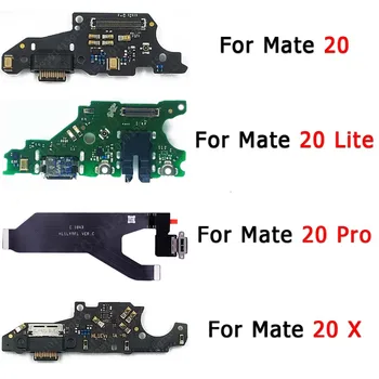 Original Taxa de Bord Pentru Huawei Mate 20 Lite 20X X Mate20 Pro Portul de Încărcare Usb Conector Pcb Doc Flex Înlocuire Piese de Schimb