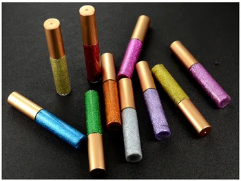 10 culori stralucitoare, sclipici lichid creion dermatograf face de lungă durată impermeabil aur a crescut dermatograf de culoare face costmetic instrumente