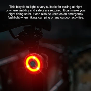 Bicicleta Din Spate De Lumina Tip Baterie Bicicleta Lampa De Avertizare Lumina Roșie De Siguranță Stop Coada 8-15 Ore Lampă Pentru Drum Biciclete Mtb Tija De Șa