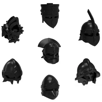 Set Medieval Suliță Casca, Armura Cavalerilor Roma Războinic Arme Sabie Scut Amprenta MOC Blocuri Jucarii