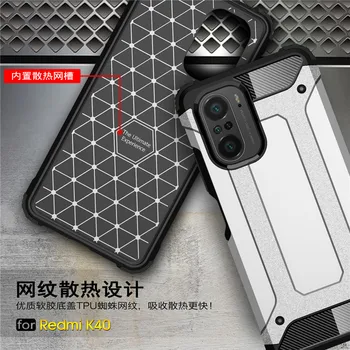 Armura Caz Pentru Xiaomi Poco F3 Caz Poco X3 Pro NFC F2 Pro M2 X2 Pocophone F1 Redmi 9T Capac de Protectie Telefon Spoiler Pentru Poco F3