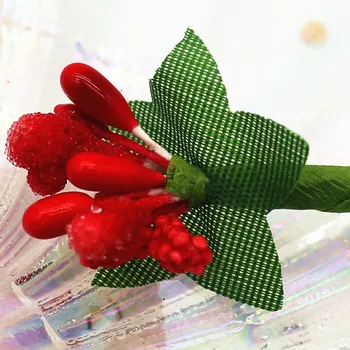 12/36/72PCS Mini Berry Stamen Culoare Simulare Buchet de Nunta Brosa pentru Copii Cadouri DIY Manual Cununa Frizură Decor