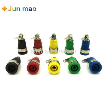 5Pcs 5 Culoare Banană 4MM Jack Socket Piuliță Șaibă pentru Multimetru Osciloscop cu caracter Obligatoriu Post Conector 2099