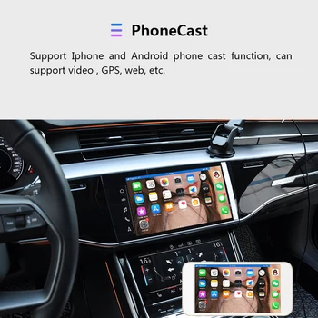 Carplay Ai Cutie Auto Multimedia Player Nouă Versiune Android sistem Wireless Mirror link-ul Pentru Apple Carplay, Android Auto Tv Box