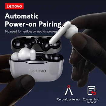 Lenovo LP1 set cu Cască fără Fir Căști Impermeabil Sport Căști Bluetooth 300mAh de Încărcare Cutie HIFI Stereo Sunet Căști