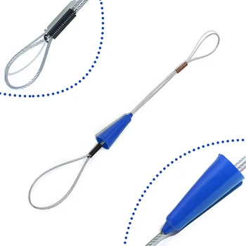 Cablu 10BUC Cablu Tragator Sârmă de Prindere Rapidă Trag Fir pentru Cablu de Pește Role de Bandă, Albastru, roșu cabluri