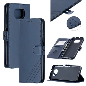 De lux Flip Carte din Piele de Caz Pentru Xiaomi Poco X3 NFC Caz PocoX3 X 3 NFC Capac pe Pentru Pocophone X3 NFC M3 Caz Mi POCO M3 Coque