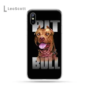 Pit Bull Minunat Câine Pitbull model de lux Anti-toamna Caz de Telefon shell Pentru iphone 12 5 5s 5c se 6 6s 7 8 plus x xs xr 11 pro max