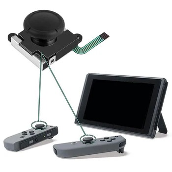 10buc Înlocuire 3D Analog Rocker Stick de Bucurie pentru Nintendo Comutator Controler Gamepad Joycon Pad Joc