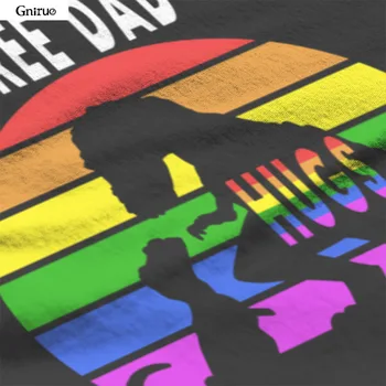 Gratuit Îmbrățișări Tatăl Curcubeu LGBT Pride Părinți Ziua Roșu Cadou Supradimensionate Unisex Estetice Teuri 119747