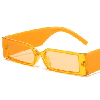 Moda Pătrat Colorat ochelari de Soare Femei, Omul de Brand Designer Retro Travel Dreptunghi ochelari de Soare pentru Femei