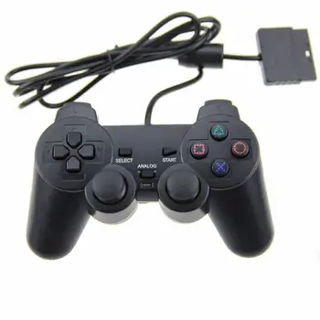 Controler cu fir Dublu Vibrații Joc Gamepad digital joystick gamepad De Playstation 2 PS2 Joc joystick
