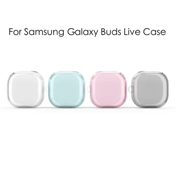 Pentru Samsung Galaxy Muguri Live Transparent Silicon Moale Rezistent La Socuri Din Cauciuc Capac De Protecție Cu Cârlig Pentru Samsung Galaxy Muguri Live