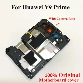 Placa de baza Cover Pentru Huawei Y9 Prim-2019 Placa de baza Capac Caz Cu Camera din Spate Cadru Inel de piese de schimb
