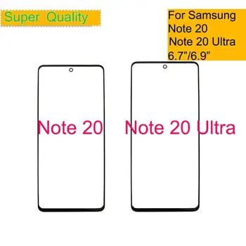 10buc/Lot Pentru Samsung Galaxy Nota 20, Ultra N985 Ecran Tactil Frontal Exterior Lentilă de Sticlă Pentru Galaxy Nota 20 N980 LCD Pahar Cu OCA
