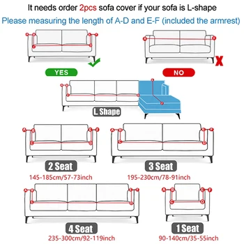 Flexibil acoperă canapea living universal dimensiune canapea capac detașabil anti-murdar acoperă canapea camera de zi de decorare bucătărie