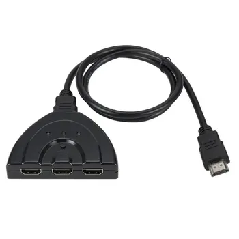 3 Port HDMI compatibil cu Comutator 3 ÎN 1 iesire 1080P Hub V1.3B Sau V1.4B Comutator Comutator Splitter Cablu Adaptor Pentru HDTV XBOX PS3